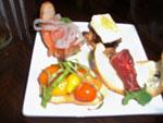 Contemporary Italian appetizers were enjoyed by all.