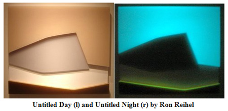Untitled Day (l) and Untitled Night (r) by Ron Reihel