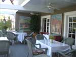 Lavendar Inn patio dining
