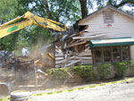 Demolition of Frank Family's old Tasting Room  the End of an Era